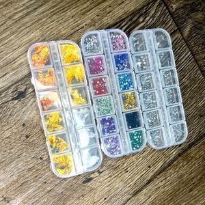 Colorful Nail Art Rhinestone Set